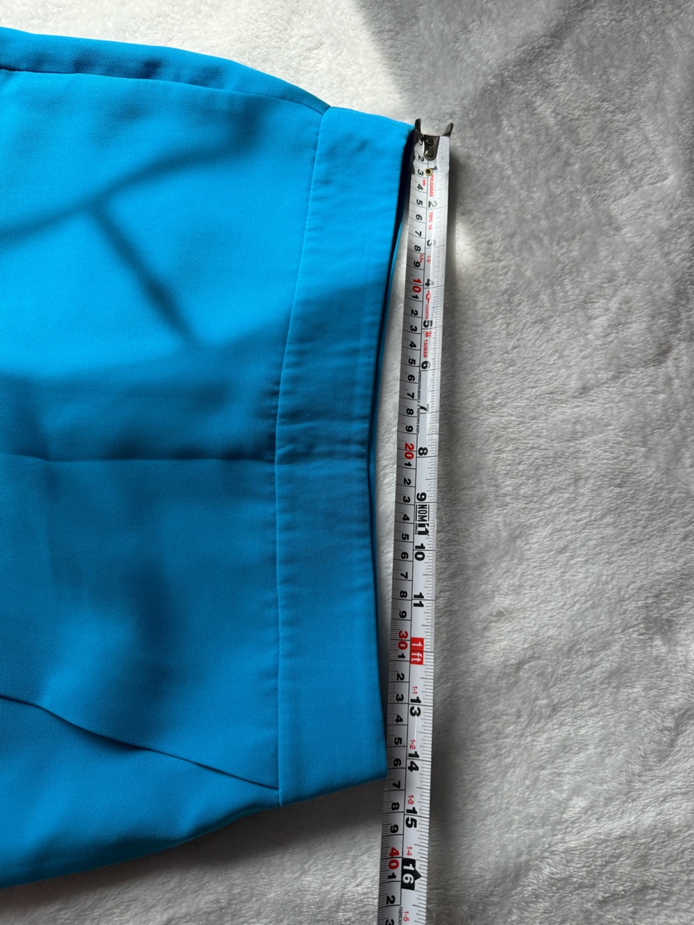 J.Crew Turquoise Blue Wrap Front Skort Size 2 Preppy Coastal Chic - Picture 7 of 7